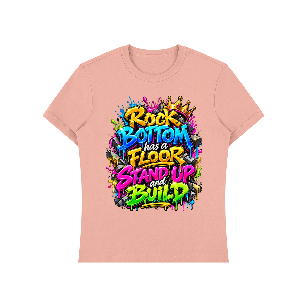 I Don't Trust People – Colorful Graffiti Dog Lover T-Shirt
