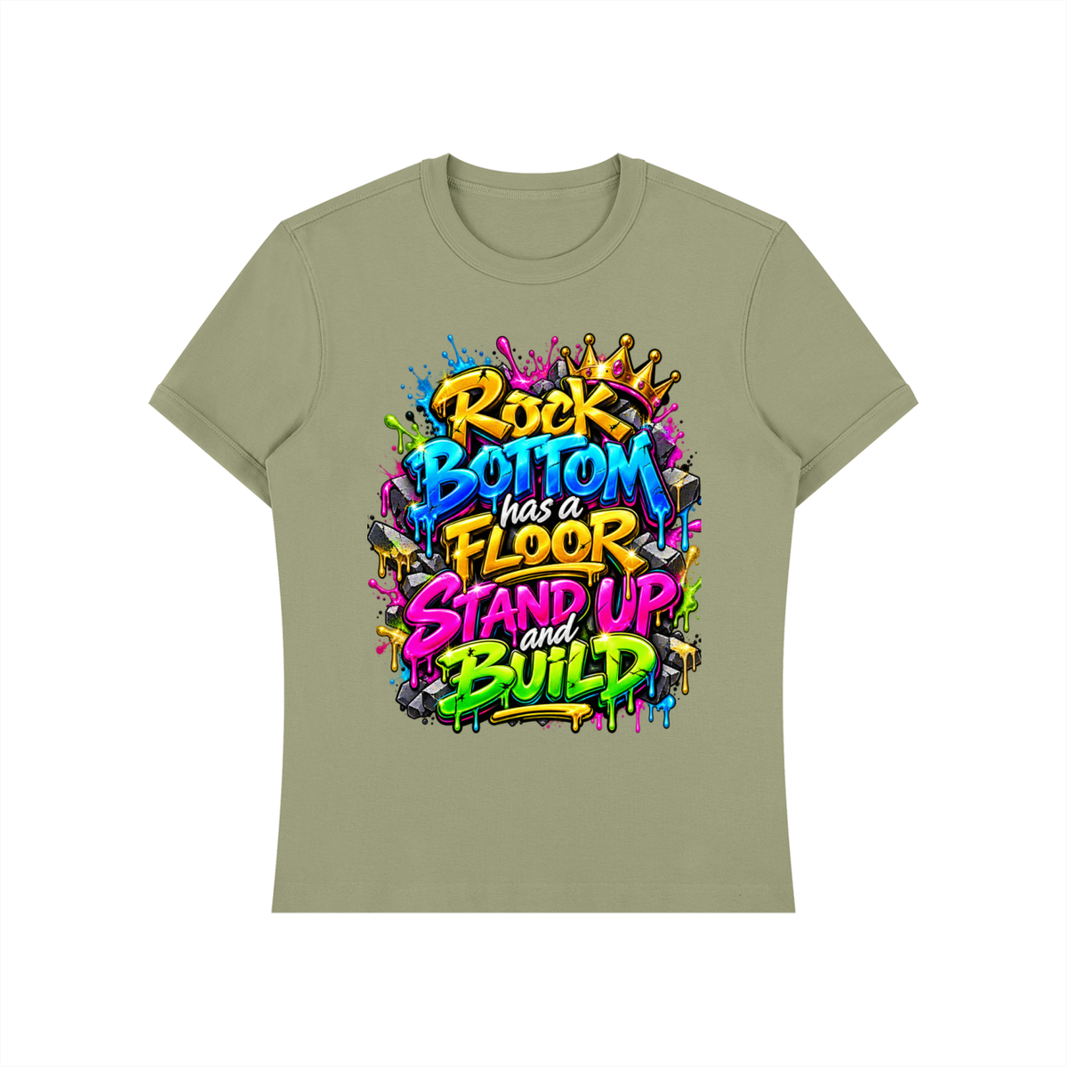 I Don't Trust People – Colorful Graffiti Dog Lover T-Shirt