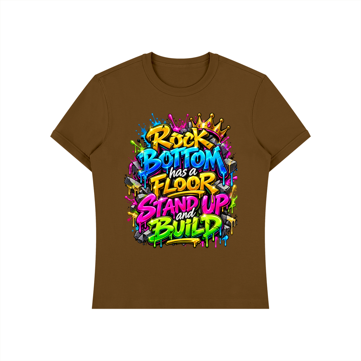 I Don't Trust People – Colorful Graffiti Dog Lover T-Shirt