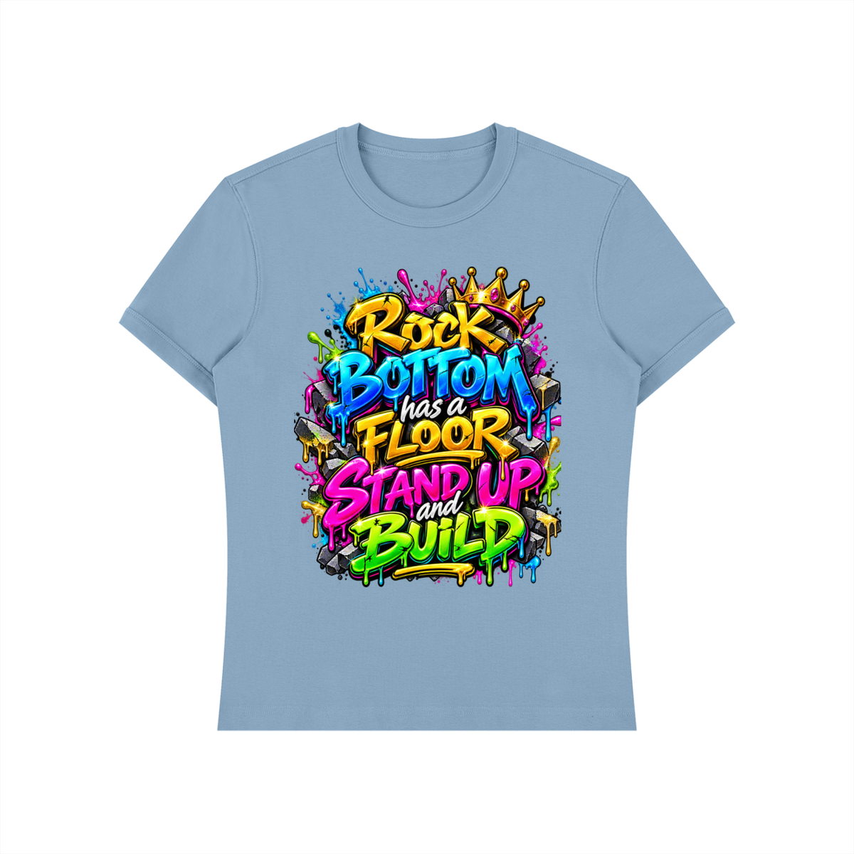 I Don't Trust People – Colorful Graffiti Dog Lover T-Shirt