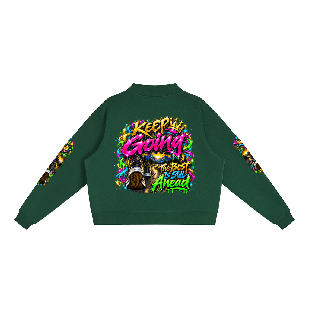 Keep Going Journey – Inspirational 3D Graffiti Sweatshirt | Caprise Creations