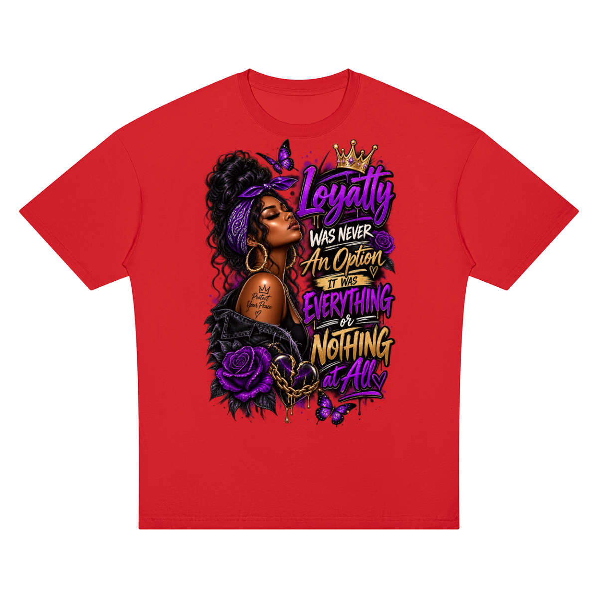 Loyalty Was Never an Option – Women's Graphic T-Shirt