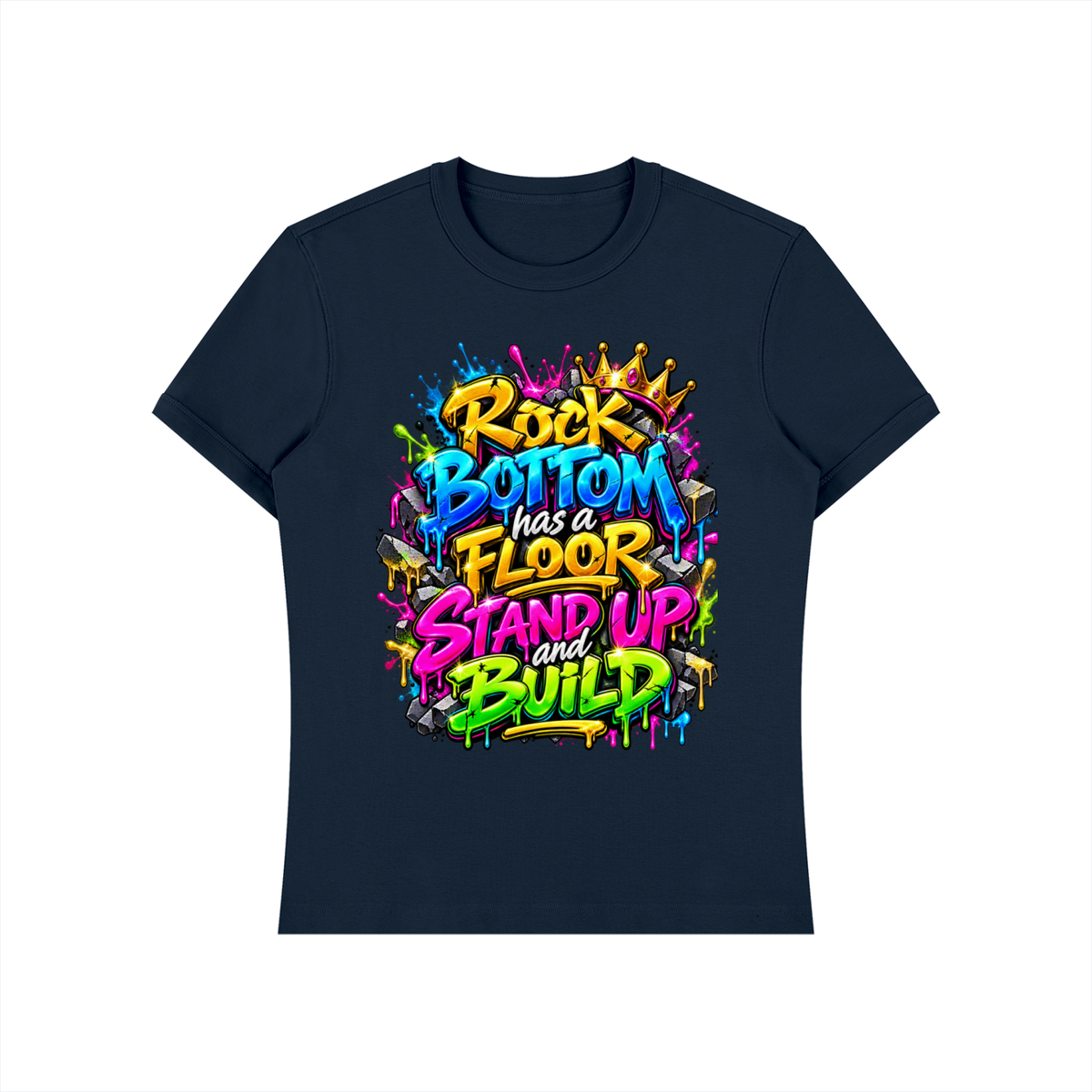 I Don't Trust People – Colorful Graffiti Dog Lover T-Shirt