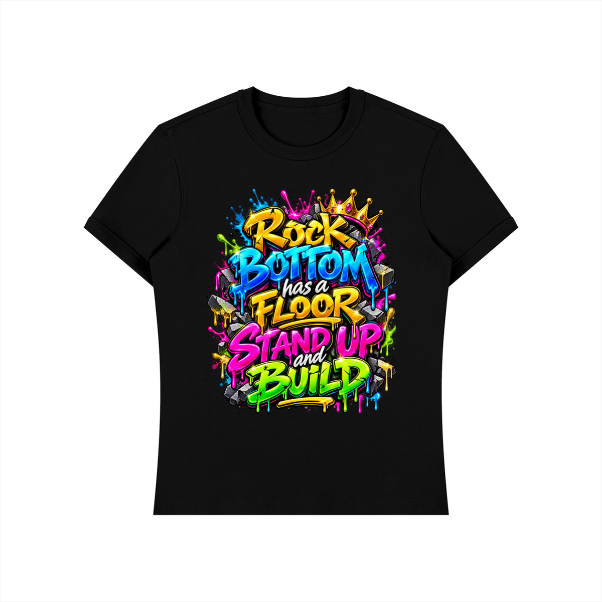 I Don't Trust People – Colorful Graffiti Dog Lover T-Shirt