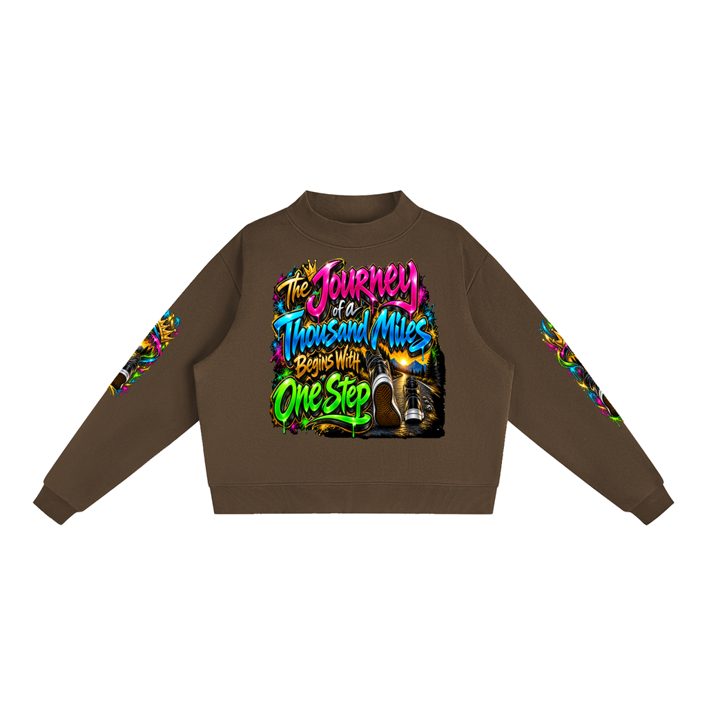 Keep Going Journey – Inspirational 3D Graffiti Sweatshirt | Caprise Creations