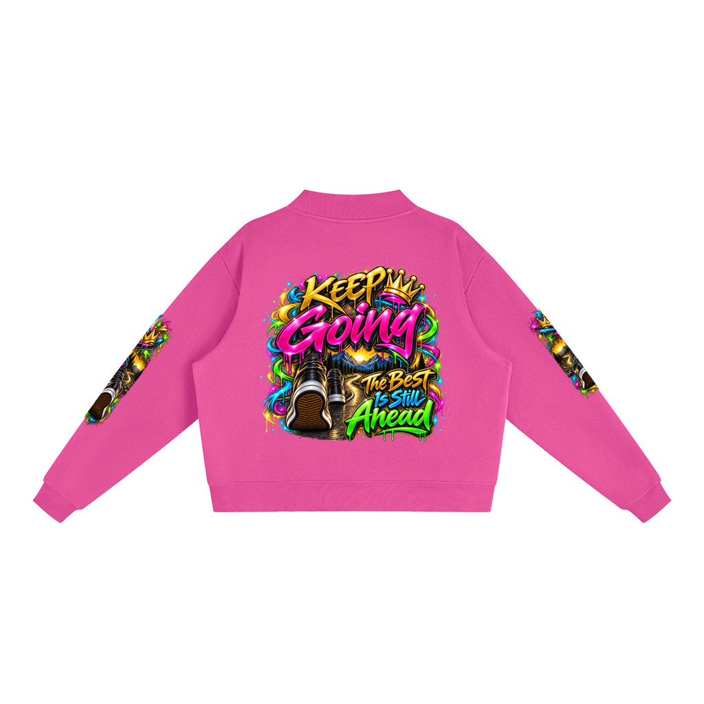 Keep Going Journey – Inspirational 3D Graffiti Sweatshirt | Caprise Creations