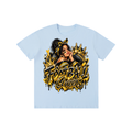 Black & Gold Football Queen 3D Graffiti Graphic T-Shirt