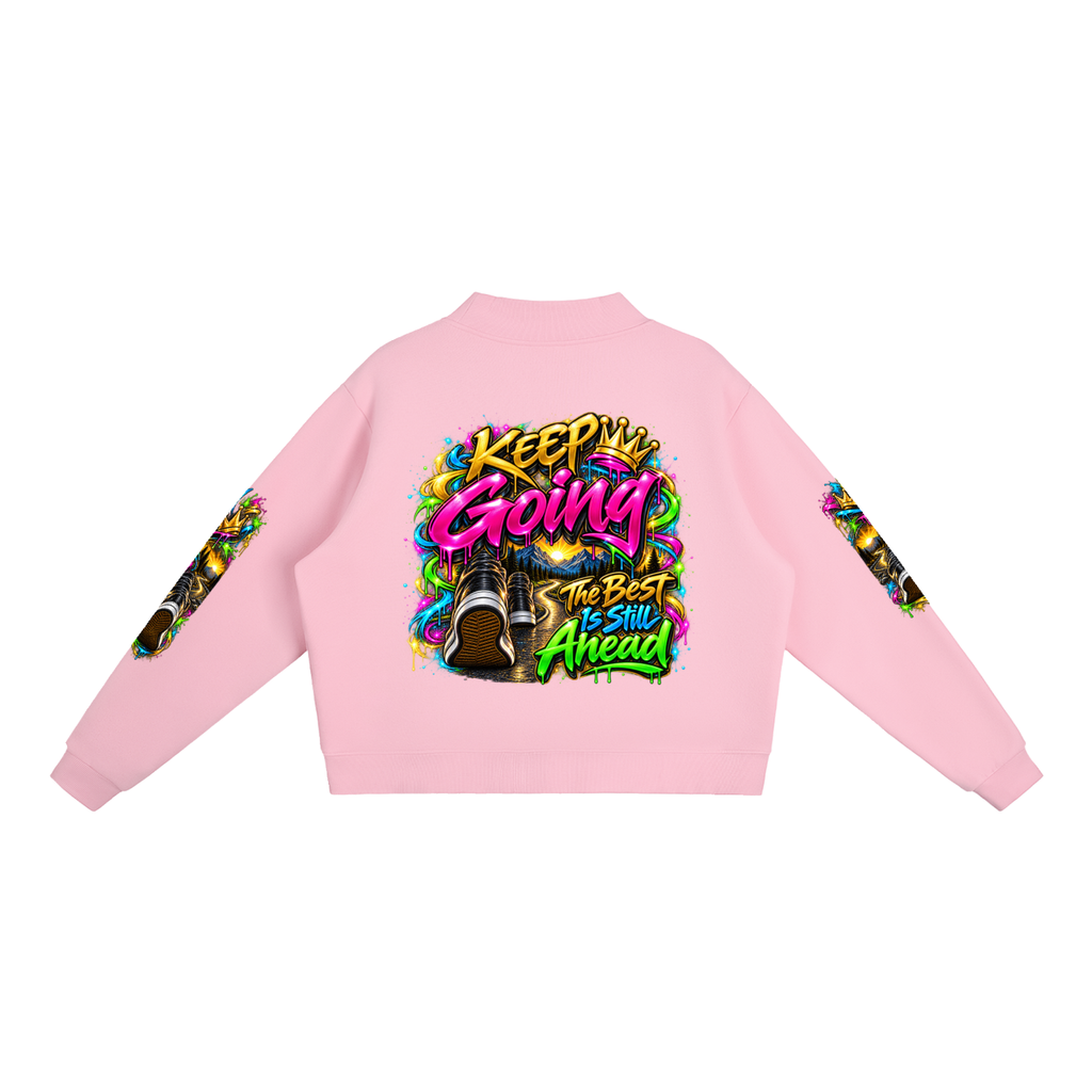 Keep Going Journey – Inspirational 3D Graffiti Sweatshirt | Caprise Creations