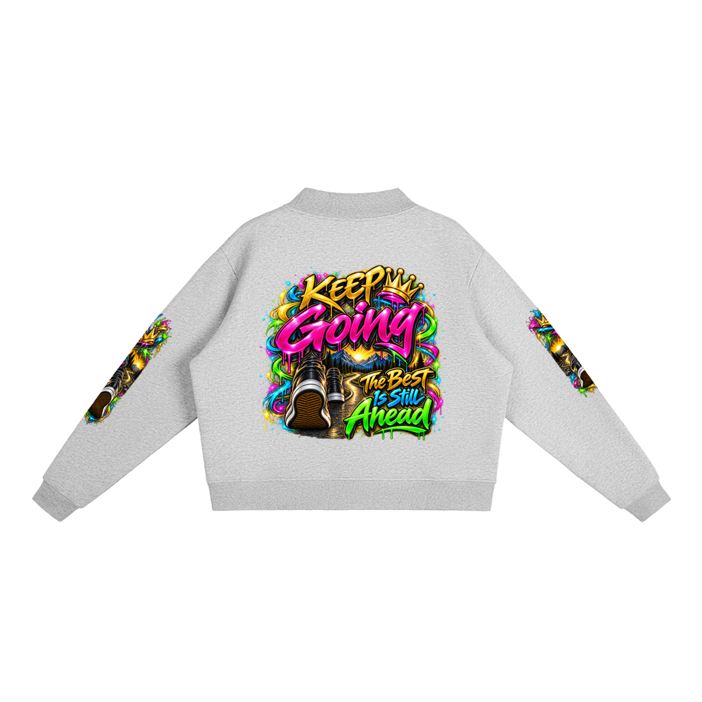 Keep Going Journey – Inspirational 3D Graffiti Sweatshirt | Caprise Creations