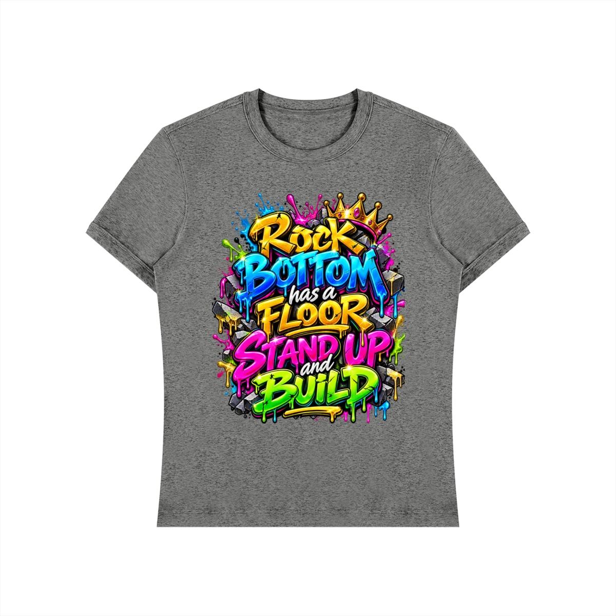 I Don't Trust People – Colorful Graffiti Dog Lover T-Shirt