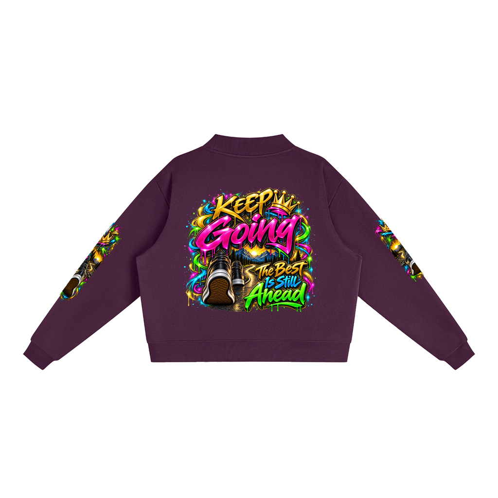 Keep Going Journey – Inspirational 3D Graffiti Sweatshirt | Caprise Creations