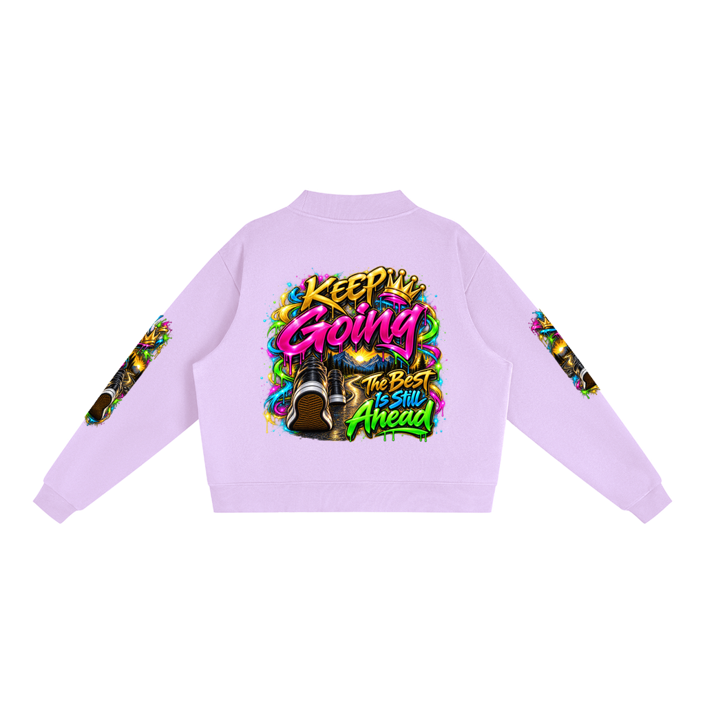 Keep Going Journey – Inspirational 3D Graffiti Sweatshirt | Caprise Creations