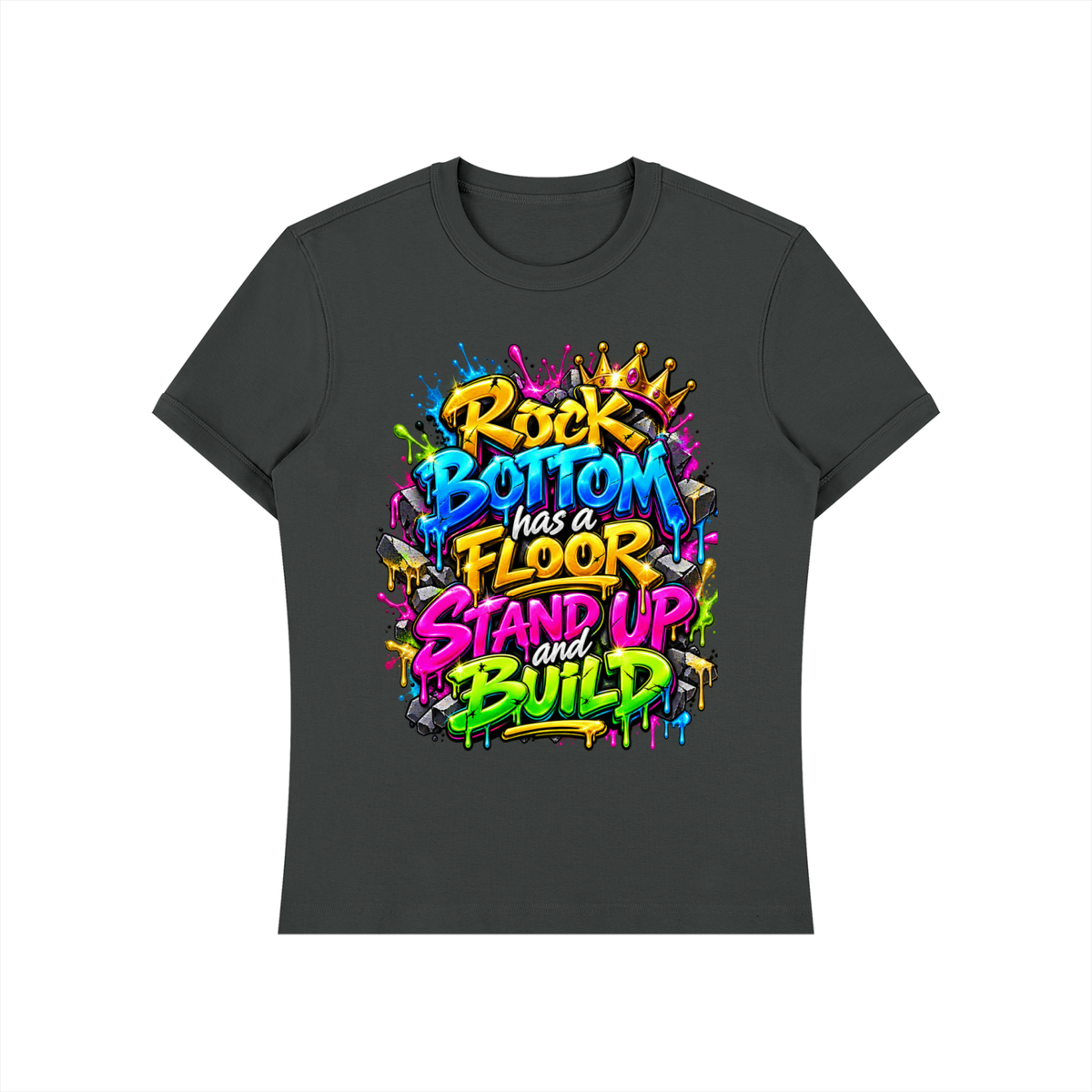 I Don't Trust People – Colorful Graffiti Dog Lover T-Shirt