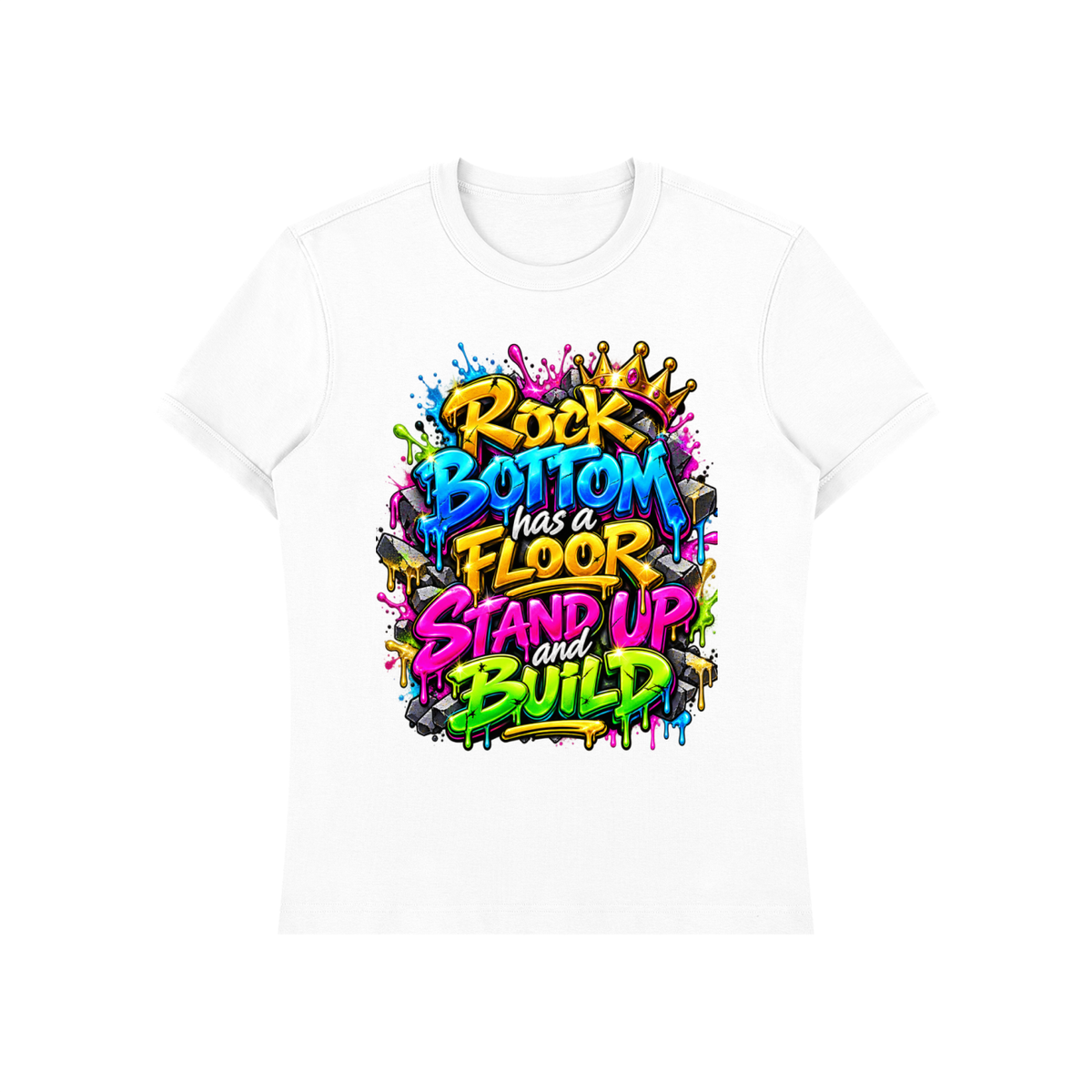 I Don't Trust People – Colorful Graffiti Dog Lover T-Shirt