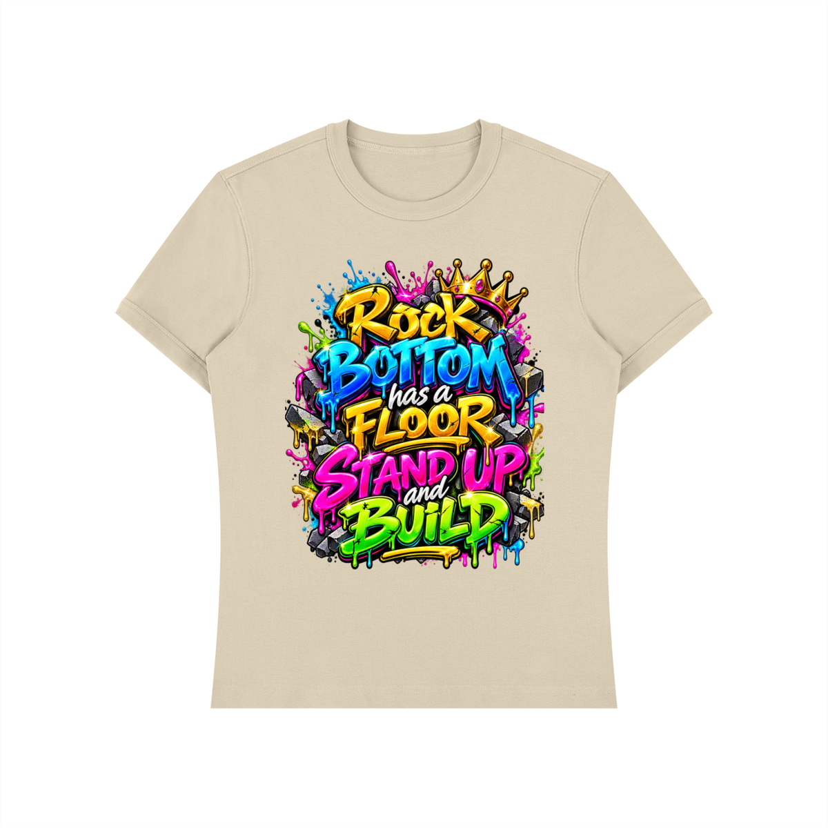 I Don't Trust People – Colorful Graffiti Dog Lover T-Shirt